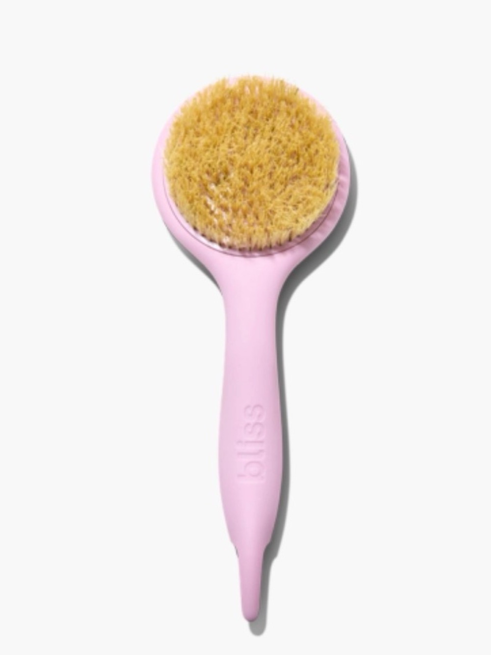 Bliss Light Pink Full Body Dry Brush with Natural Bristles - Picture 2 of 6
